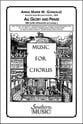 All Glory and Praise TBB choral sheet music cover